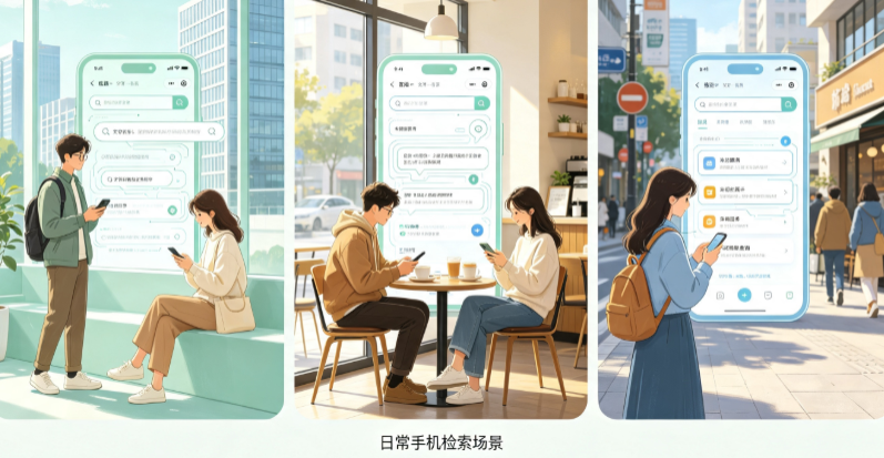 露天区普通人日常手机使用场景拆解：GEO 与 AI 优化如何改变信息检索体验